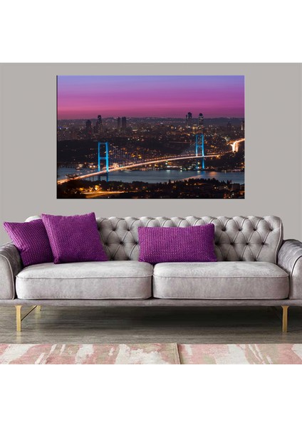 Dekoratif Baskı Boğaz Köprüsü Kanvas Tablo