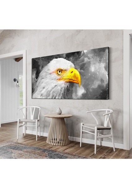 Dekoratif Baskı Şahin Kanvas Tablo