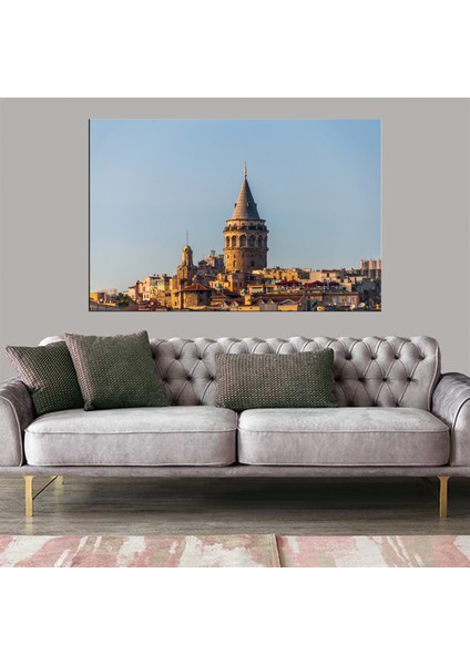 Dekoratif Baskı Galata Kulesi Kanvas Tablo