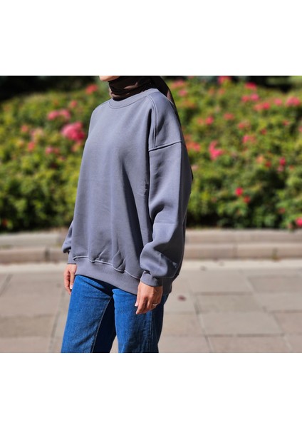 Kadın Pamuklu Oversize Sweatshiret fiyatları