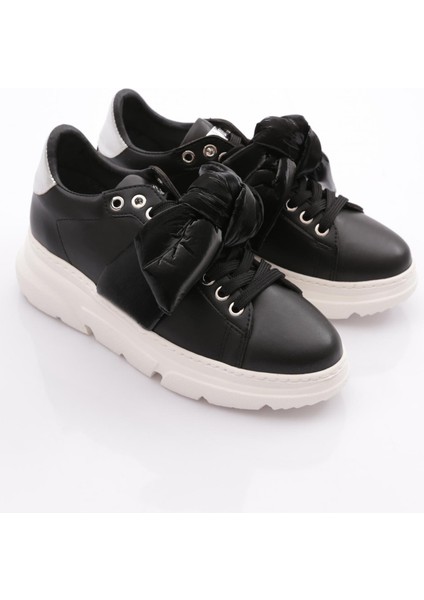 ES853 Kadın Kalin Taban Fiyonklu Sneakers Ayakkabı fiyatları