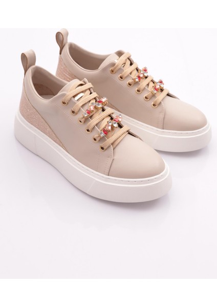 ES863 Kadin Kalin Renkli Kristal Taşli Sneakers Ayakkabi fiyatları