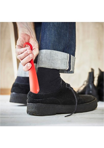 Snöskyffel Ayakkabı Çekeceği Parlak Kırmızı 18 cm