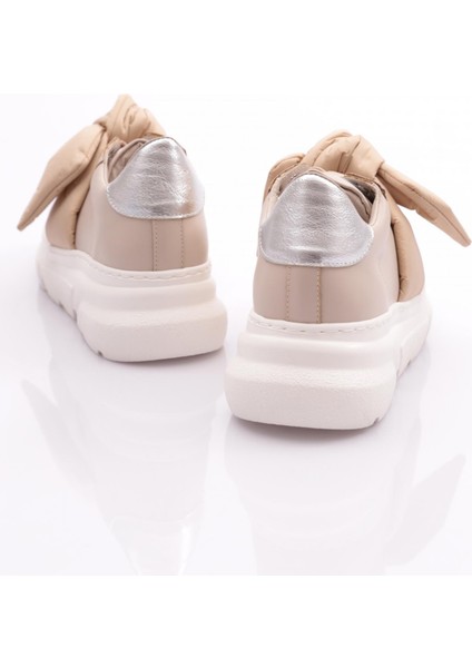 ES853 Kadin Kalin Taban Fiyonklu Sneakers Ayakkabi modelleri