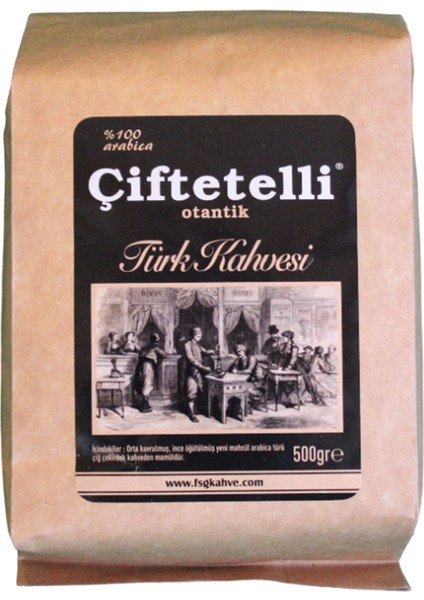 Çiftetelli Dibek Türk Kahvesi Paket 500 gr