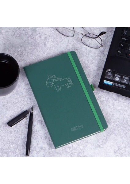 Hayvansevere Isme Özel Hayvan Figürlü Defter
