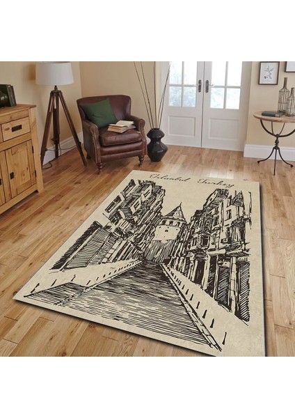 3D Baskılı Halı 127 - 140 x 220