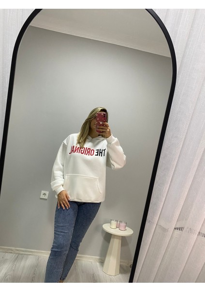 The Baskılı 3 Iplik Şardonlu Sweatshirt