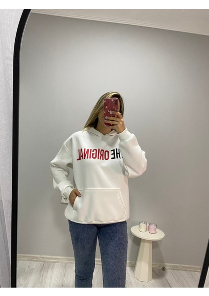 The Baskılı 3 Iplik Şardonlu Sweatshirt