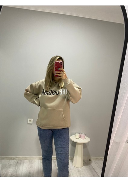 The Baskılı 3 Iplik Şardonlu Sweatshirt