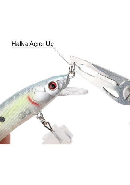 Bauer Balıkçı Aksesuar Seti Paslanmaz Pense ve Balık Tutucu Fish Grip