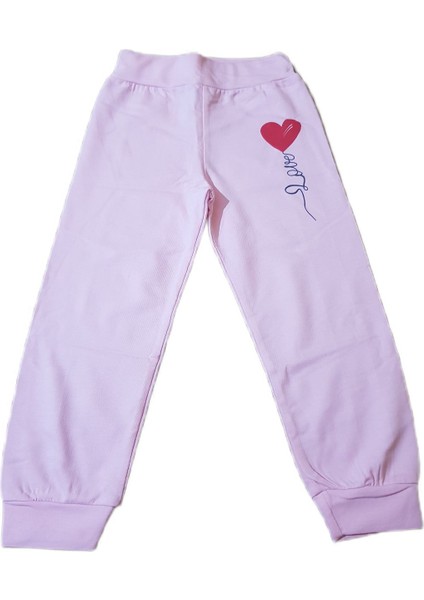 Deyti Bebek Tek Alt Pijama Kalp Baskılı