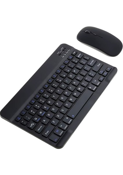 10 Inç Mini Taşınabilir Bluetooth Klavye Mouse Set Android/ios/windows Uyumlu Kablosuz Klavye Mouse