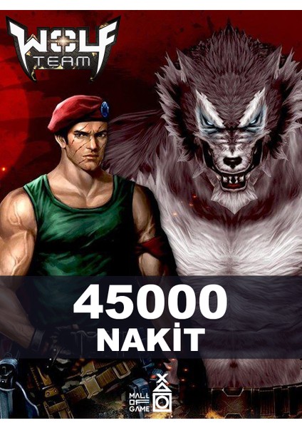 Wolfteam 45.000 Nakit -100000 Joypara