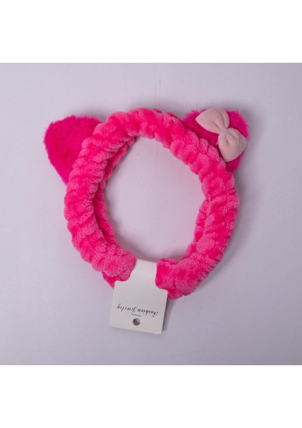 Kedi Kulak Peluş Bandana