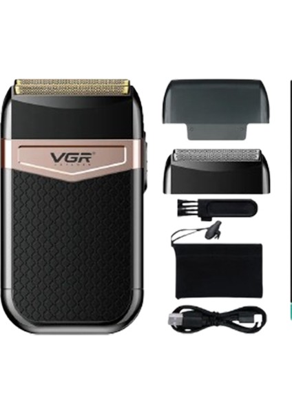 V-331 Şarj Edilebilir Erkek Akülü Elektrikli Sakal Tıraş Makinesi Jilet Profesyonel Folyo Tıraş Makinesi fiyatları