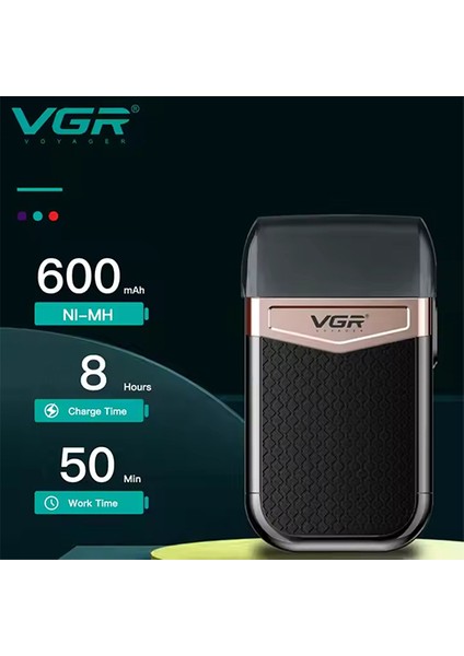 V-331 Şarj Edilebilir Erkek Akülü Elektrikli Sakal Tıraş Makinesi Jilet Profesyonel Folyo Tıraş Makinesi indirimleri