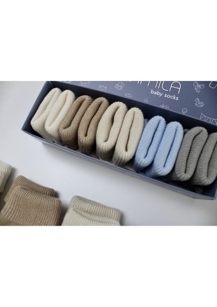 5'li Set Bebek Bambu Çorap - Baby Bamboo Socks - Yenidoğan Çorap fiyatları