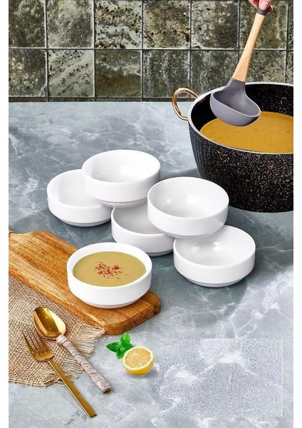 CKR4000 12 cm 12'li Porselen Joker - Çorba Kasesi