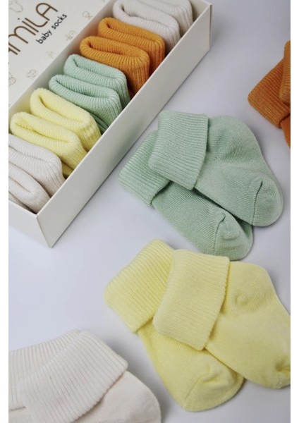 5'li Set Bebek Bambu Çorap - Baby Bamboo Socks - Yenidoğan Çorap fiyatları