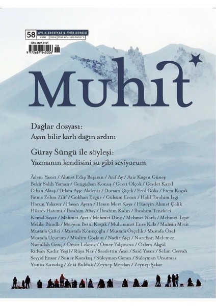 Muhit Dergi 58.Sayı (Ekim 2024)