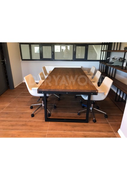 Masif Ahşap Toplantı Masası 100X200 CM fiyatları