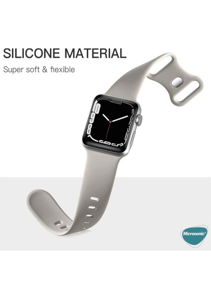 Apple Watch 10 46MM Redclick Esnek Klasik Slikon Kordon