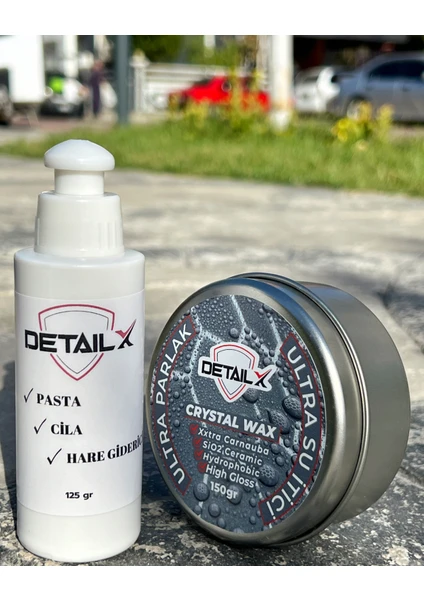 Detailx Kristal Seramik Wax Efsane Parlaklık Ultra Su Iticilik 3İn1 Pasta Cila