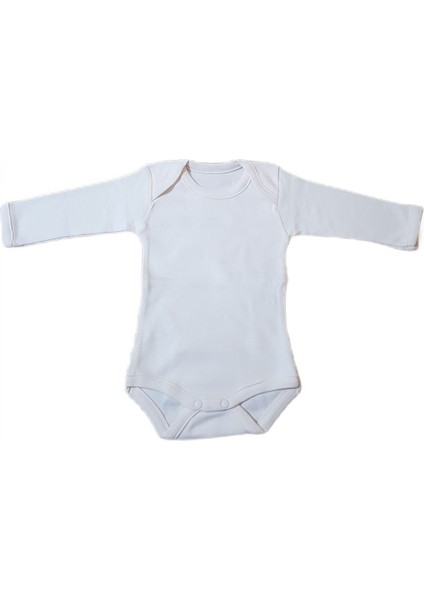 Bebek %100 Pamuk Uzun Kollu Bebek Badi Çıtçıtlı Badi Zıbın Bodi