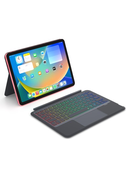 iPad 10.nesil 10.9" için Klavyeli Kılıf (trackpad)