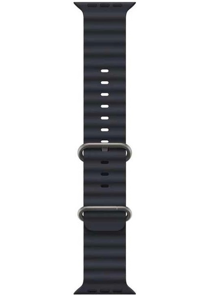 Apple Watch Ultra 2 49MM Redclick Krd-75 Terletmez Dalgalı Tasarım Silikon Kordon