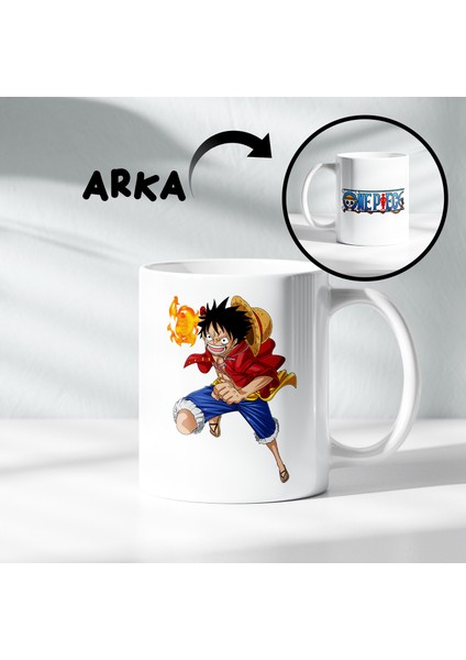 NKB-MUG048 One Piece - Monkey D. Luffy Kupa