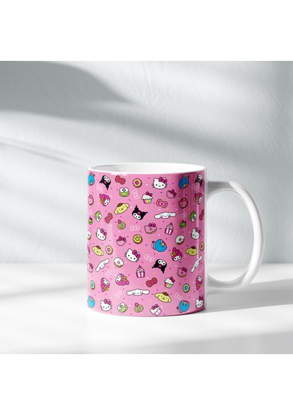 NKB-MUG052 Sanrio Karakterleri Kupa