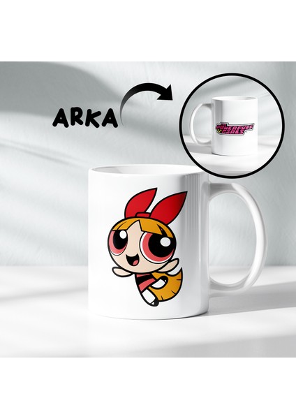 NKB-MUG055 Powerpuff Girl - Blossom Kupa