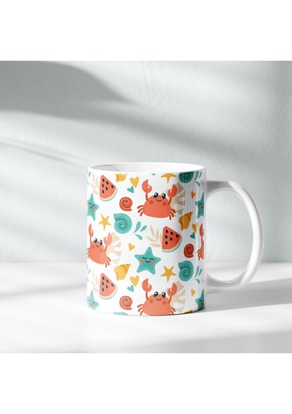 Nekobo Studio NKB-MUG060 Crabby Beach Kupa