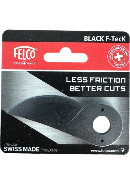 2/3 Teflon Black F - Teck  Yedek Bıçak - Felco 2.4.11.400