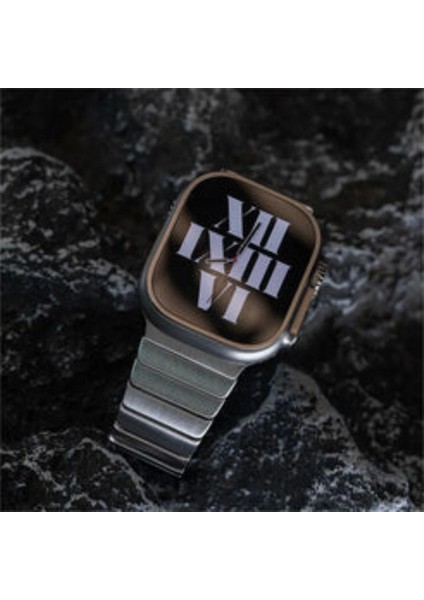 ​​​apple Watch 10 46MM Kordon Krd-79 Metal Strap Luxury Kayış fırsatları