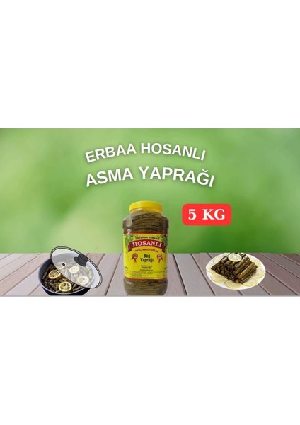 Tokat Erbaa Salamura Asma Yaprağı 5 KG Salamura Yaprak