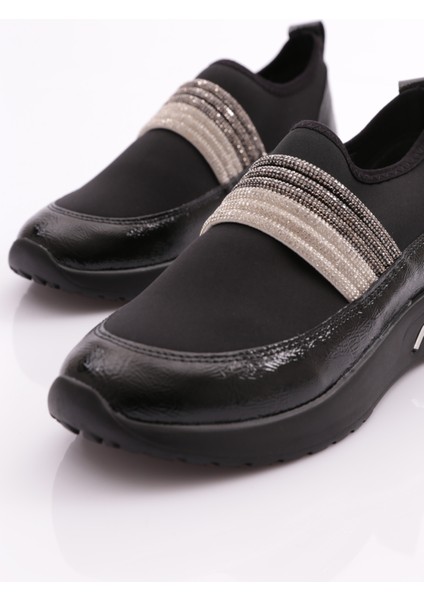 205 Kadın Üstü Taşlı Sneaker Ayakkabı