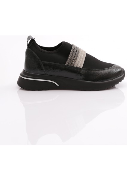 205 Kadın Üstü Taşlı Sneaker Ayakkabı