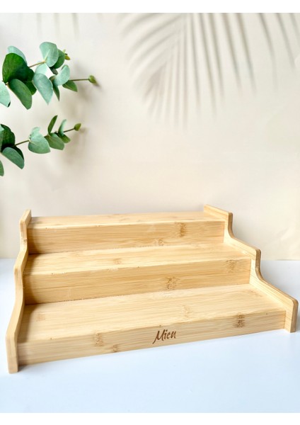 Bambu Merdiven Baharatlık | Kavanoz Standı 30 Cm fırsatları