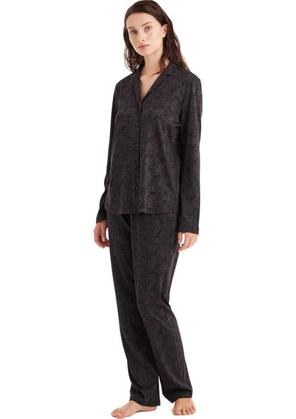 Kadın Siyah Pijama Takımı 51616