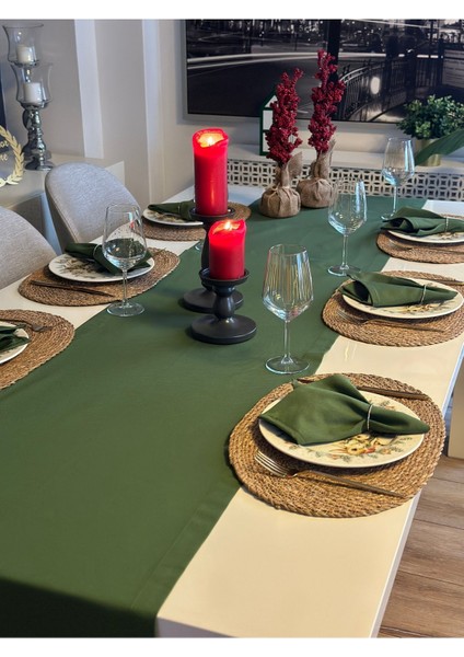 Pamuklu Dertsiz Leke Tutmaz Yeşil Uzun Runner fırsatları