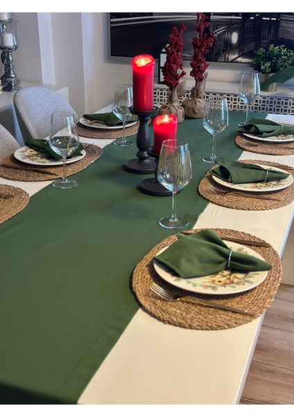 Pamuklu Dertsiz Leke Tutmaz Yeşil Uzun Runner indirimleri