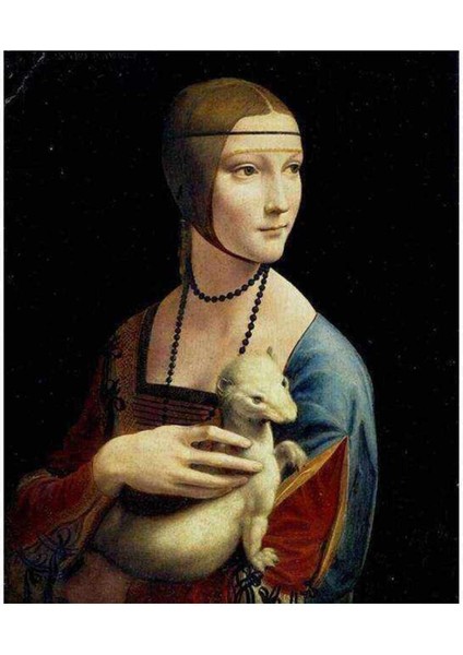 Kanvas leonardo Da Vinci Eserleri Sayılarla Boyama Seti Kasnaklı 40 x 50 cm