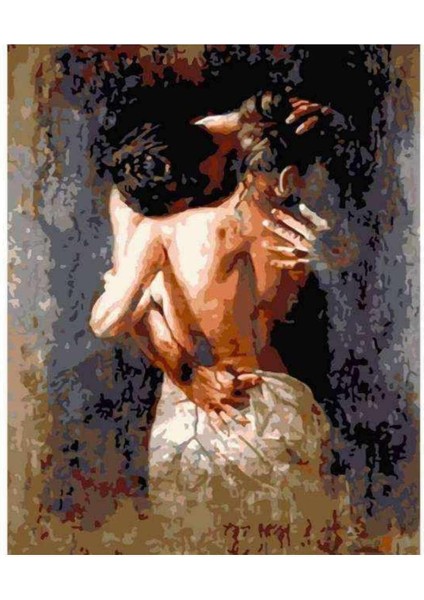 Kanvas tutku Sayılarla Boyama Seti Kasnaklı 50 x 65 cm