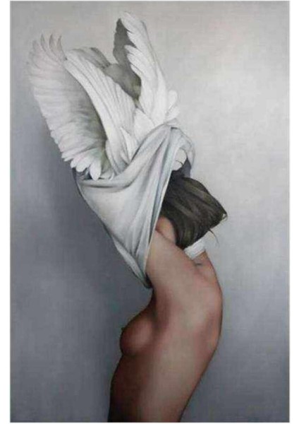 Kanvas soyunmak Sayılarla Boyama Seti Kasnaklı 90 x 110 cm