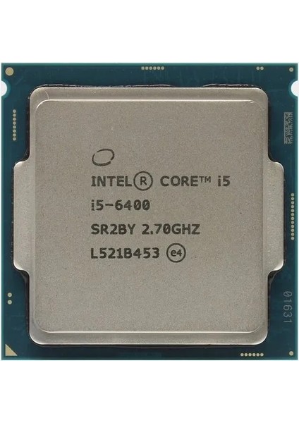 Core i5-6400 İşlemci 6M Önbellek, 2.70 GHz Tray Cpu