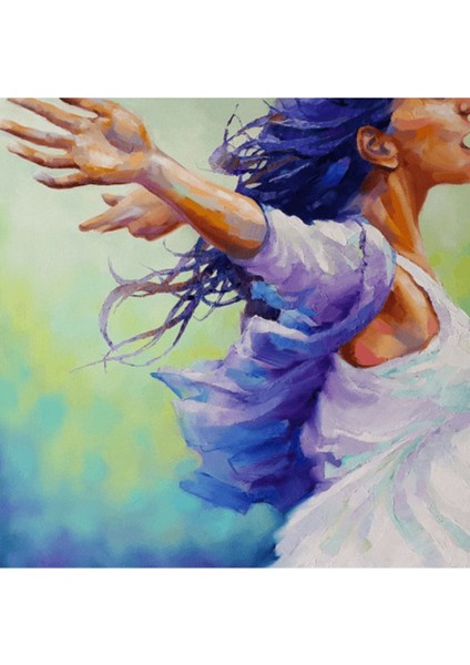 Kanvas özgürlük Sayılarla Boyama Seti Kasnaklı 100 x 140 cm