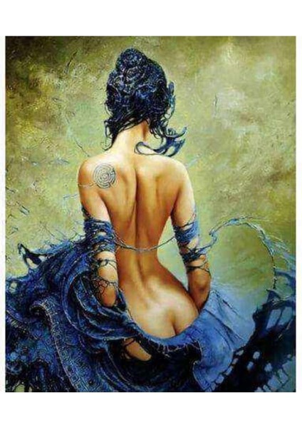 Kanvas tutku 9 Sayılarla Boyama Seti Kasnaklı 90 x 110 cm